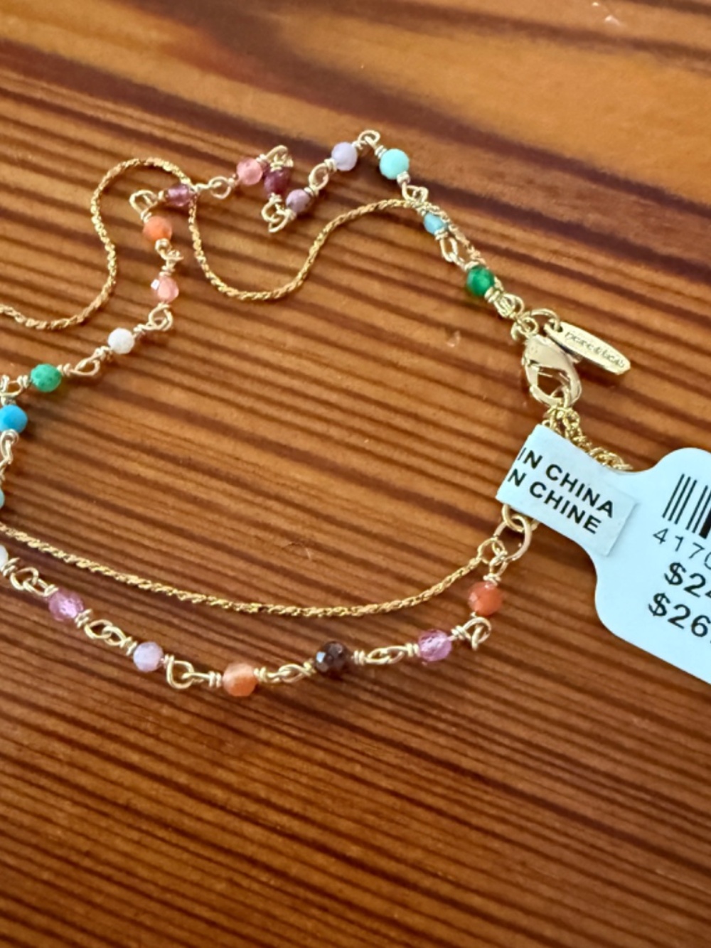 NWT Anthropologie Delicate Beaded Layer Bracelet - Picture 3 of 5